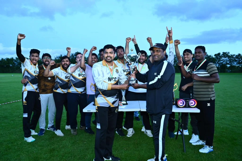 Cricket tournament organized by Hollistown Blasters team - KCC wins the title