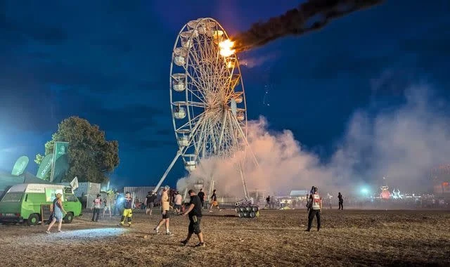 23 Injured in Ferris Wheel Fire at German Music Festival