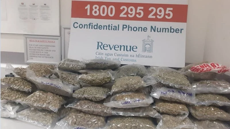 Major Drug Bust at Dublin Airport: Cannabis Valued at Half a Million Euros Intercepted