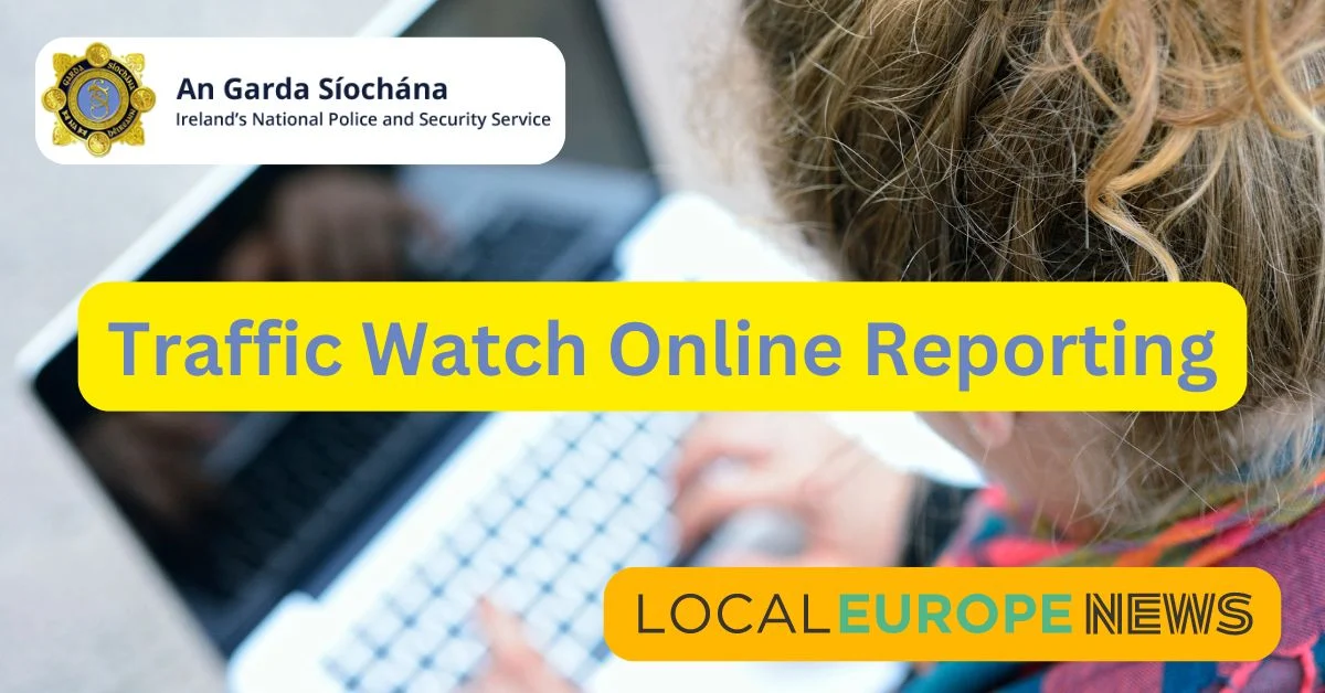 New Online Portal Launched for Reporting Road Traffic Incidents to An Garda Síochána