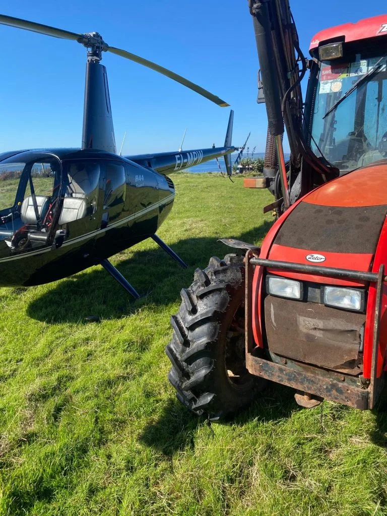 Helicopter Grounded by Sligo Farmer in Dispute Over Land Rights