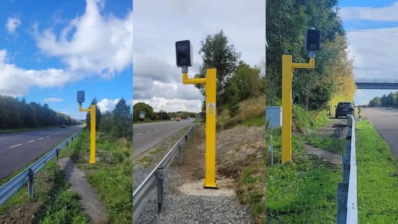 Average speed cameras in location on the N3 in Cavan and N5 in Mayo