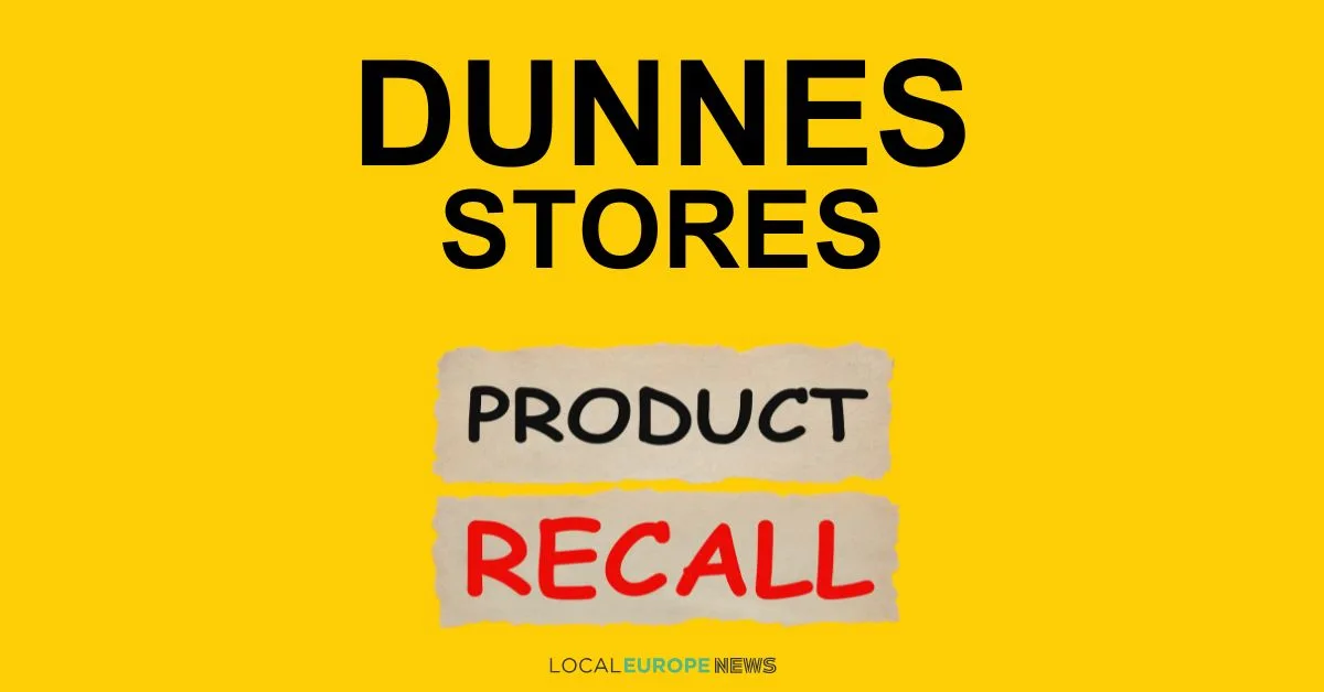 Dunnes Stores Product Recall