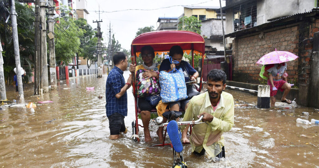 Flash flooding and landslides kill 22 in north-east India