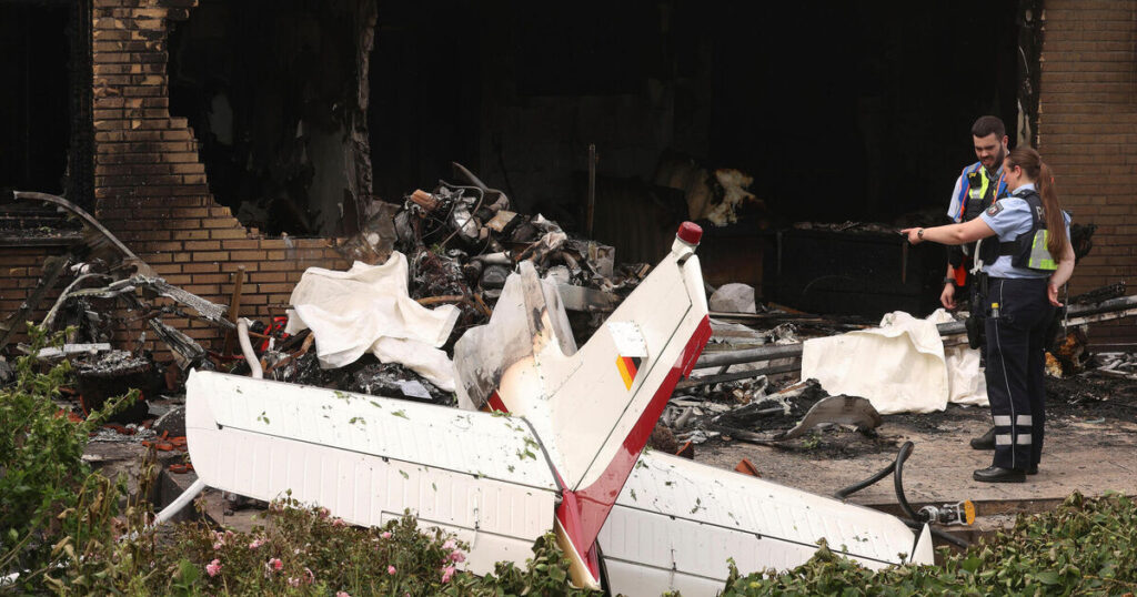 Two killed as small plane crashes into house in Germany