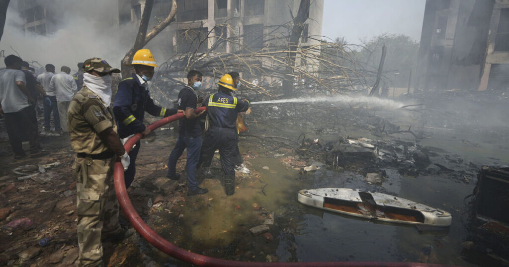 All 242 people onboard killed after London-bound Air India plane crashed in Ahmedabad