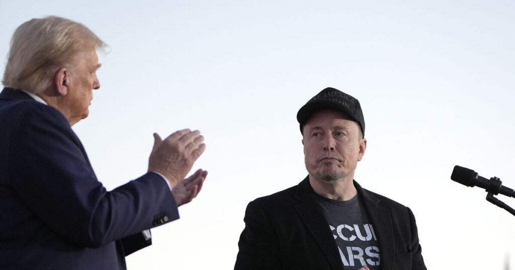 Donald Trump and Elon Musk urged by Republicans to end feud