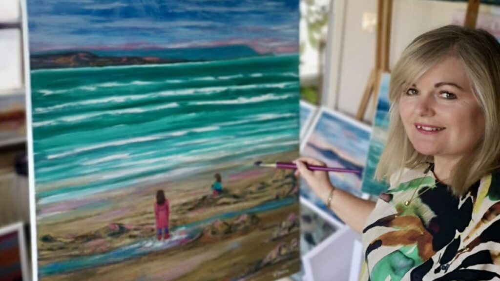 Donegal artist brings beaches to life with sand-infused paintings