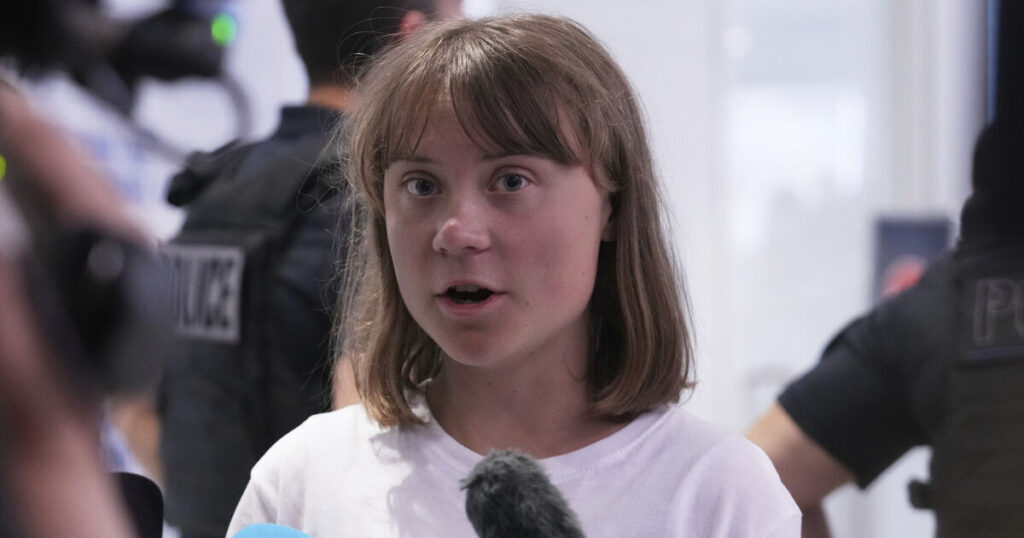 Greta Thunberg arrives in Paris after being deported from Israel