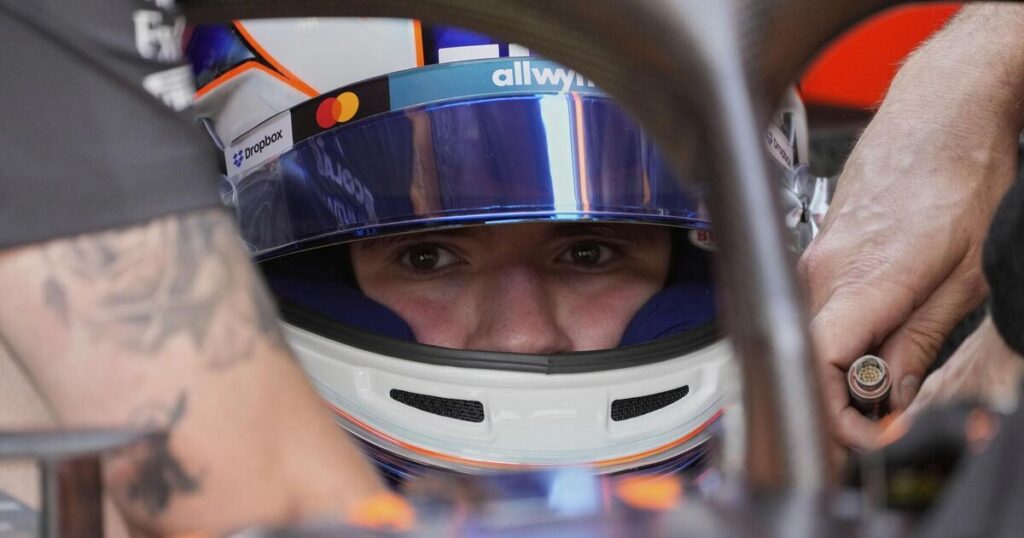 Ireland's Alex Dunne finishes fourth on Formula One debut
