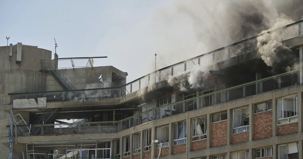 Israel threatens Iran’s top leader after missiles hit hospital and wound dozens