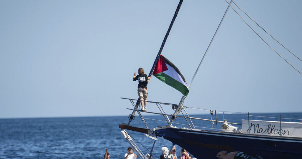 Israel vows to prevent aid boat carrying Greta Thunberg reaching Gaza