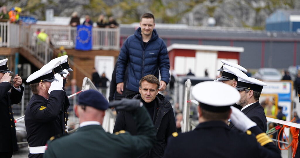 Macron visits Greenland to show European support for strategic Arctic island