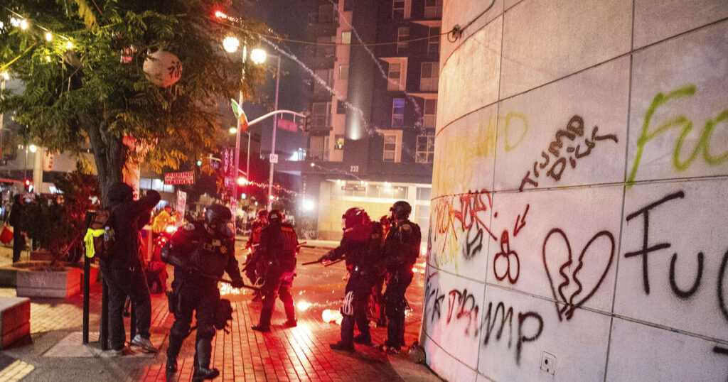 Marines poised to move into Los Angeles as protests spread across US