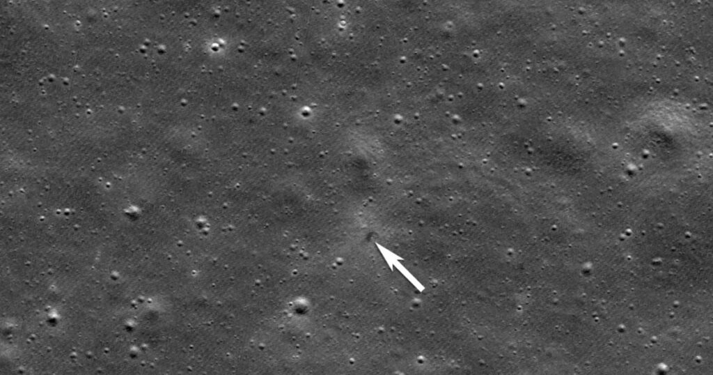 Nasa spacecraft around the Moon photographs crash site of Japanese lunar lander