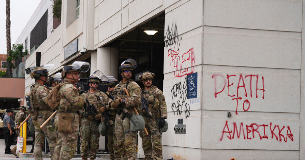 National Guard arrives in LA on Trump’s orders to quell immigration protests