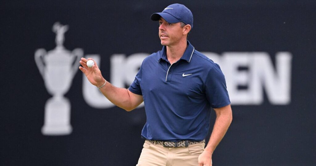 Raging McIlroy finds late magic to make cut as brutal Oakmont leaves Lowry at low ebb