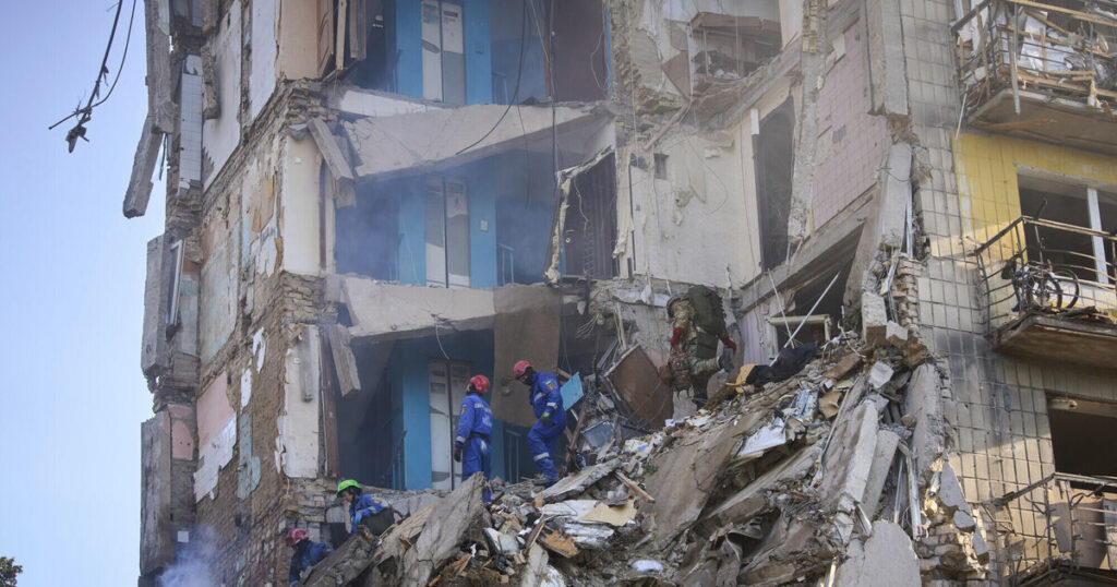Russian missile and drone barrage kills 15 and injures dozens in Ukraine