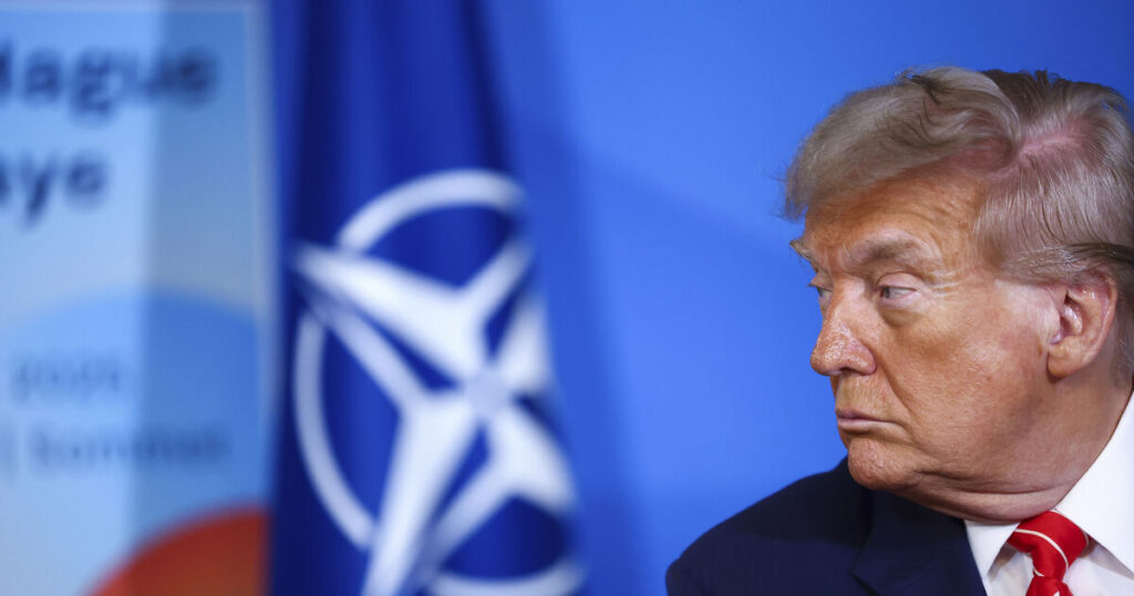 Trump affirms his commitment to Nato’s Article 5 pledge for mutual defence
