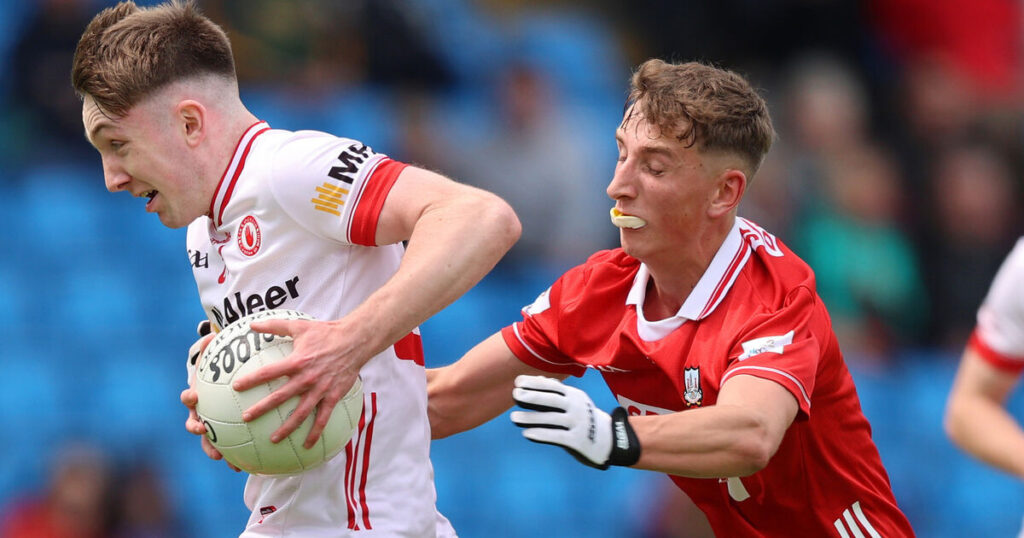 Tyrone too good for dogged Cork as they book place in All-Ireland MFC semi-final