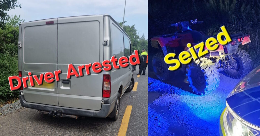 Van driver nabbed for drink driving & quad seized as Gardaí continue Donegal Rally operation