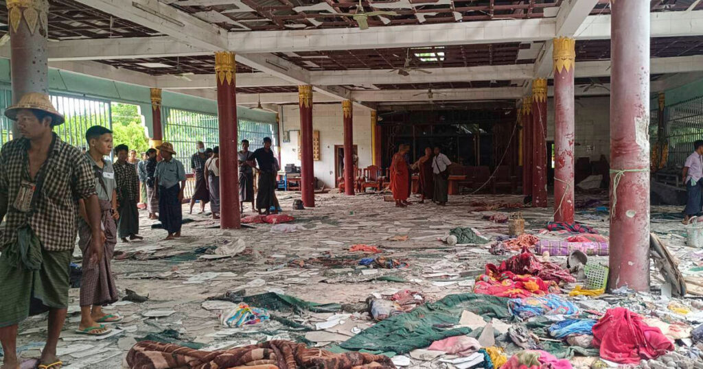 Air strike on Buddhist monastery in Myanmar kills 23 people
