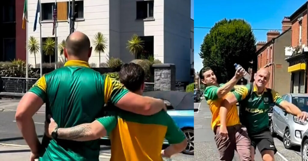All-Ireland enemies? Eric Roberts and Rory's Stories team up ahead of Semi-Final