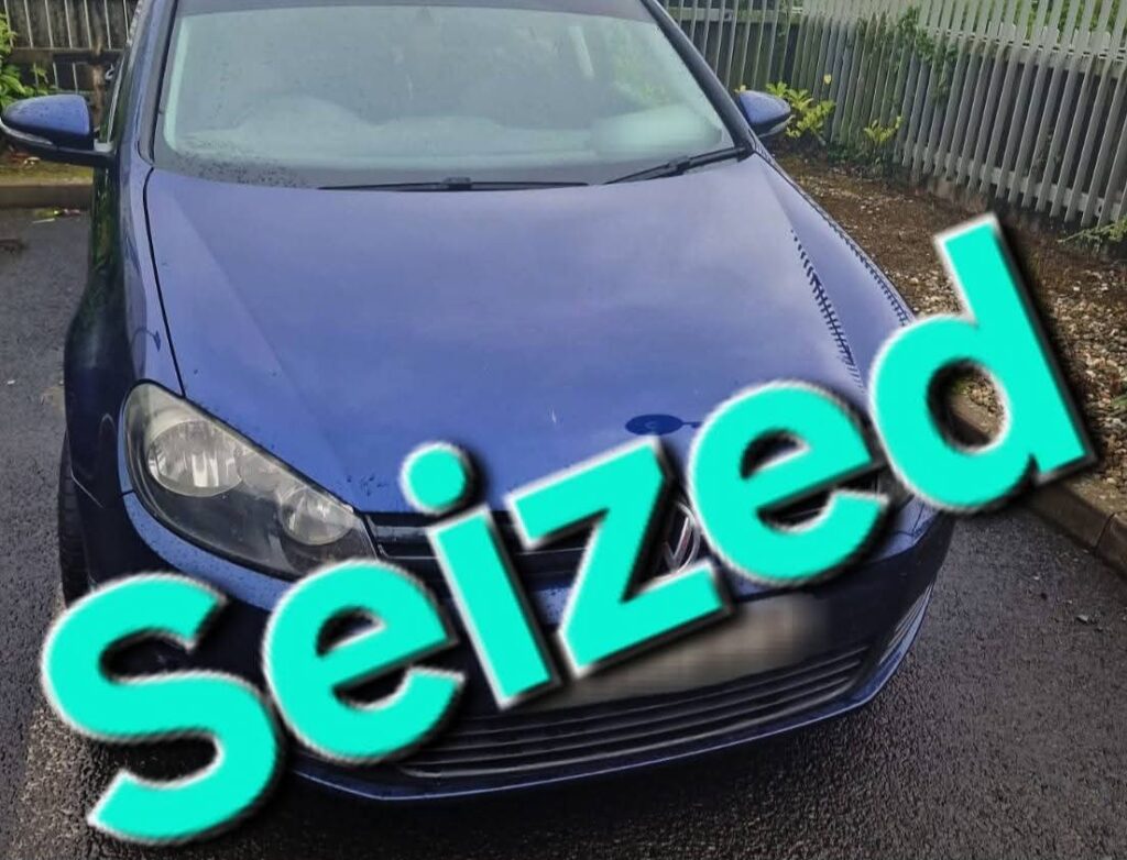 Buncrana driver with no insurance, tax & NCT has defective car seized
