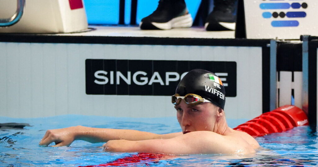 Daniel Wiffen scraps through to 800m Freestyle final at World Aquatics Championships