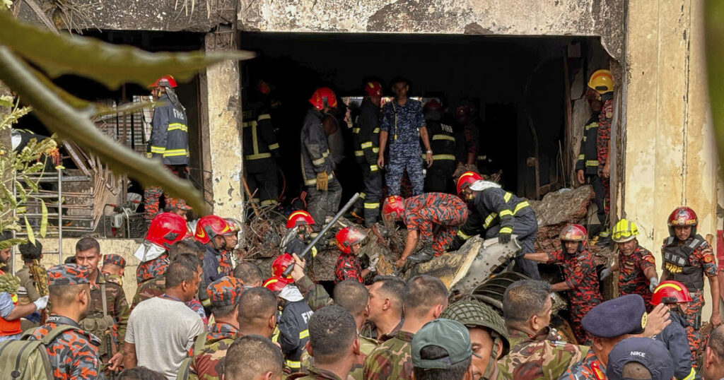 Death toll rises to 16 after Bangladesh Air Force jet crashes into Dhaka school