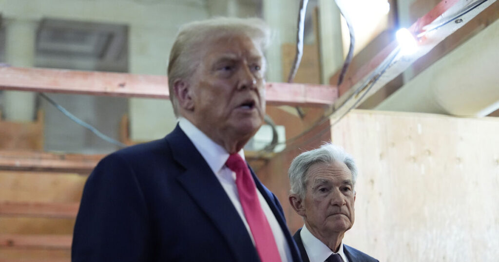 Donald Trump and Jerome Powell disagree over cost of Fed building renovations