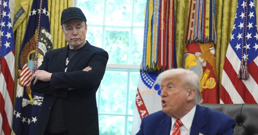 Donald Trump says he'll 'take a look' at deporting Elon Musk as feud reignites