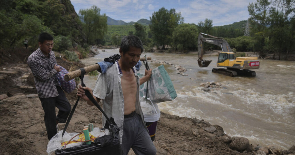 Dozens dead after flooding and landslides near Beijing