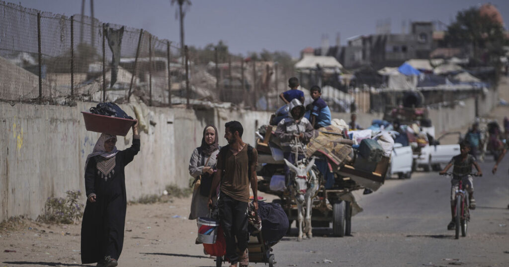 Israeli forces push into parts of a Gaza city that the war had largely spared