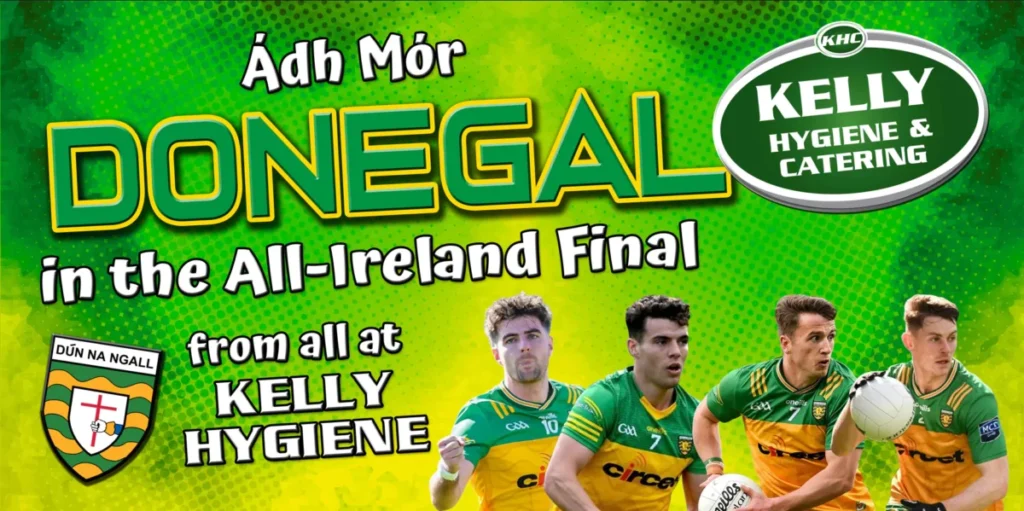 Kelly Hygiene and Catering support Donegal's drive for Sam
