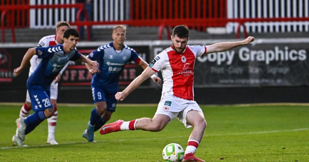 Late Keena penalty gives St Pats slender advantage over Hegelmann in European opener