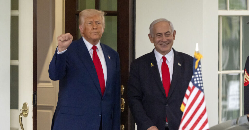 Netanyahu meets Trump at White House as Israel and Hamas discuss ceasefire