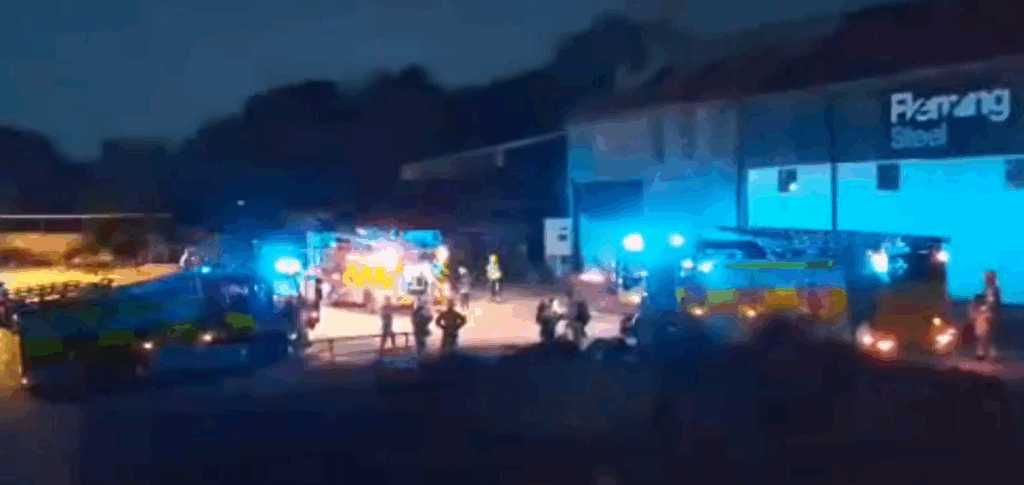 Overnight St Johnston fire extinguished