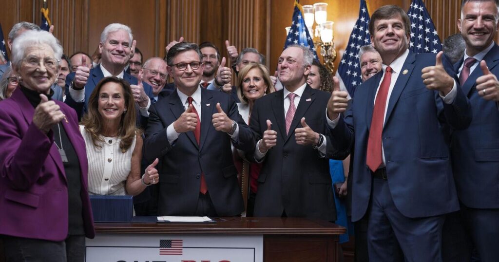 Republicans muscle Trump's sweeping tax-cut and spending bill through Congress