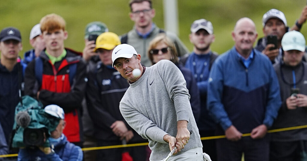 Some discomfort but no squirming this time as McIlroy survives first day at Portrush