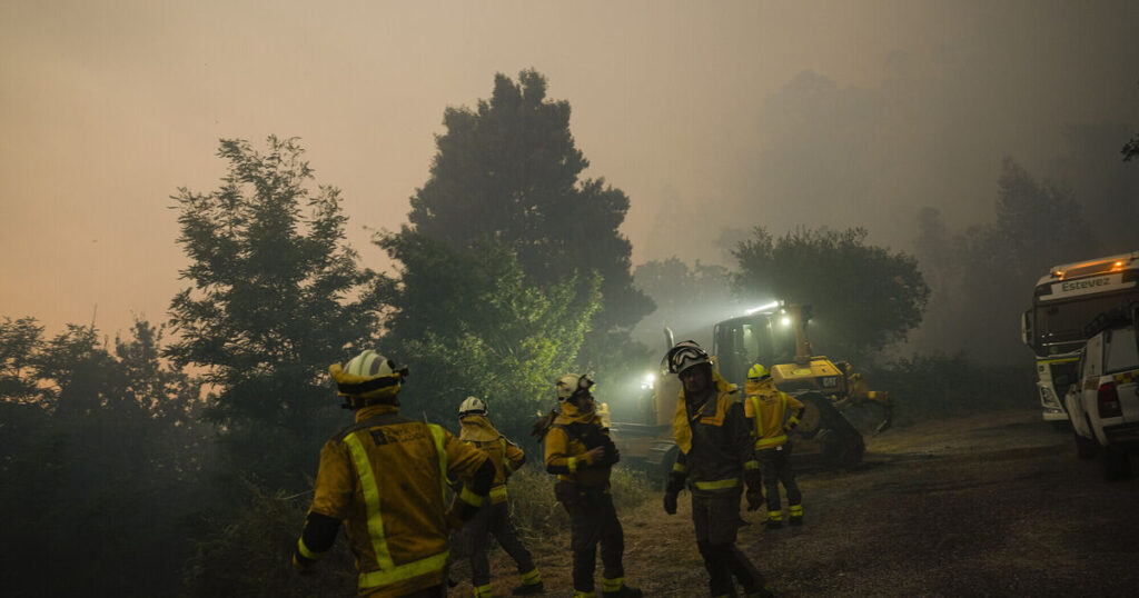 Spain and Portugal battle wave of wildfires as temperatures expected to rise