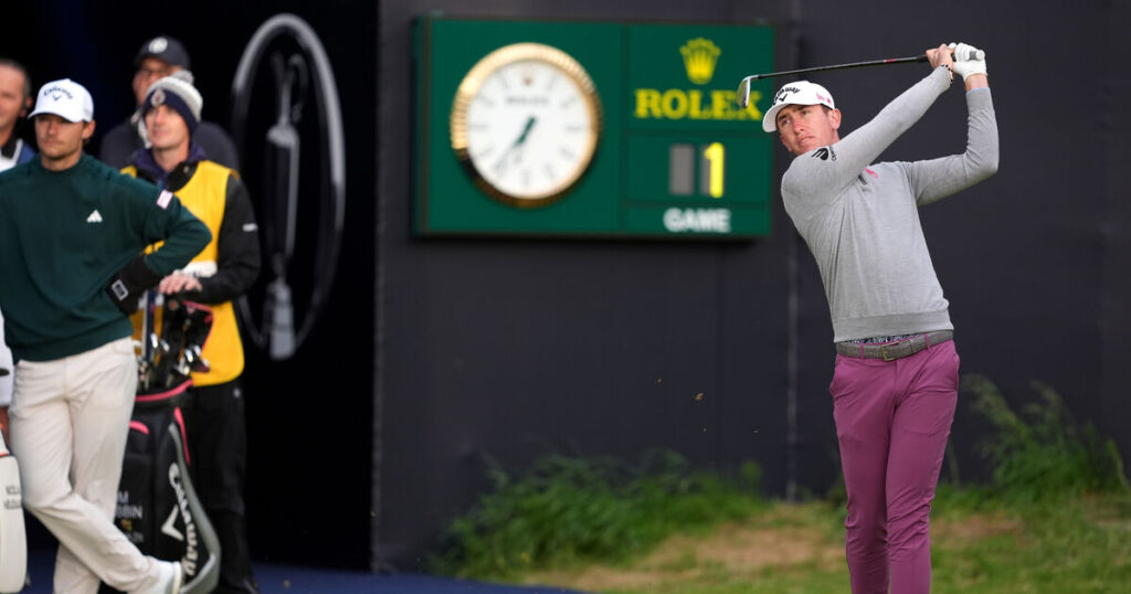Tom McKibbin and Nicolai Hojgaard take early lead at the Open