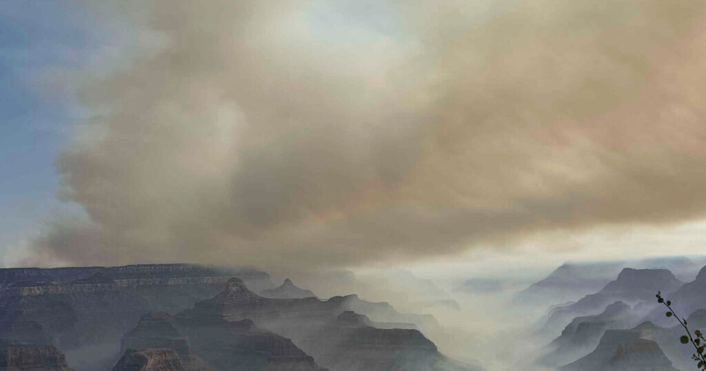 Wildfire along Grand Canyon’s North Rim destroys historic lodge