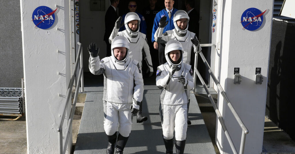 Astronauts who missed out last year finally get chance in space