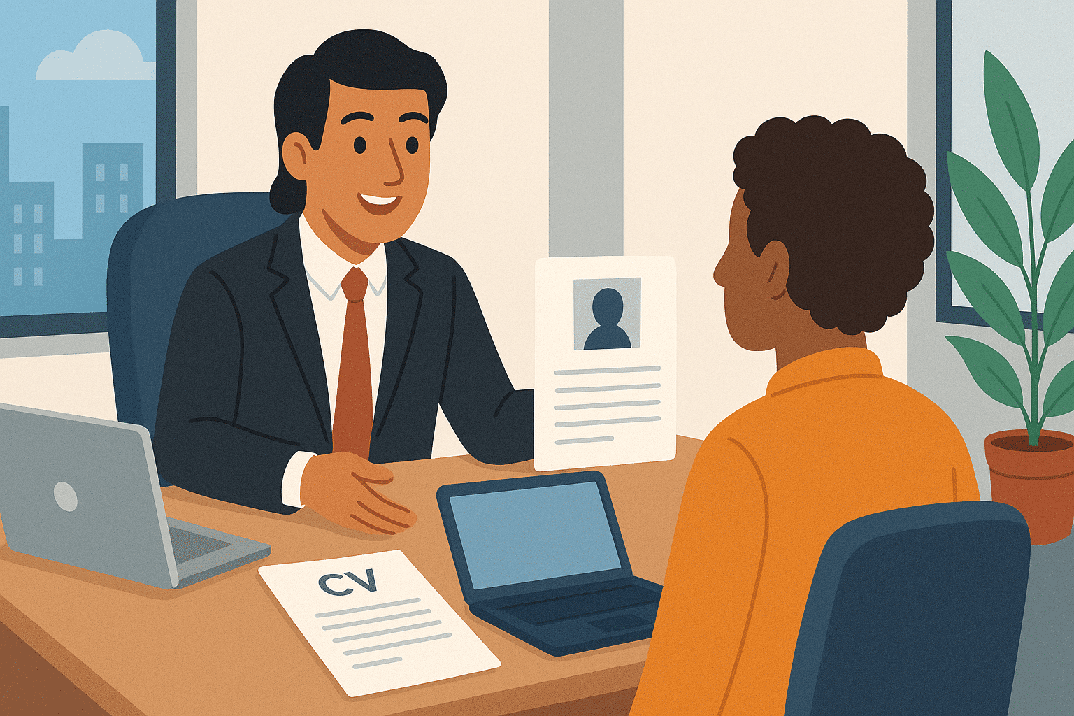 recruitment agencies Ireland UK professional consultant meeting candidate