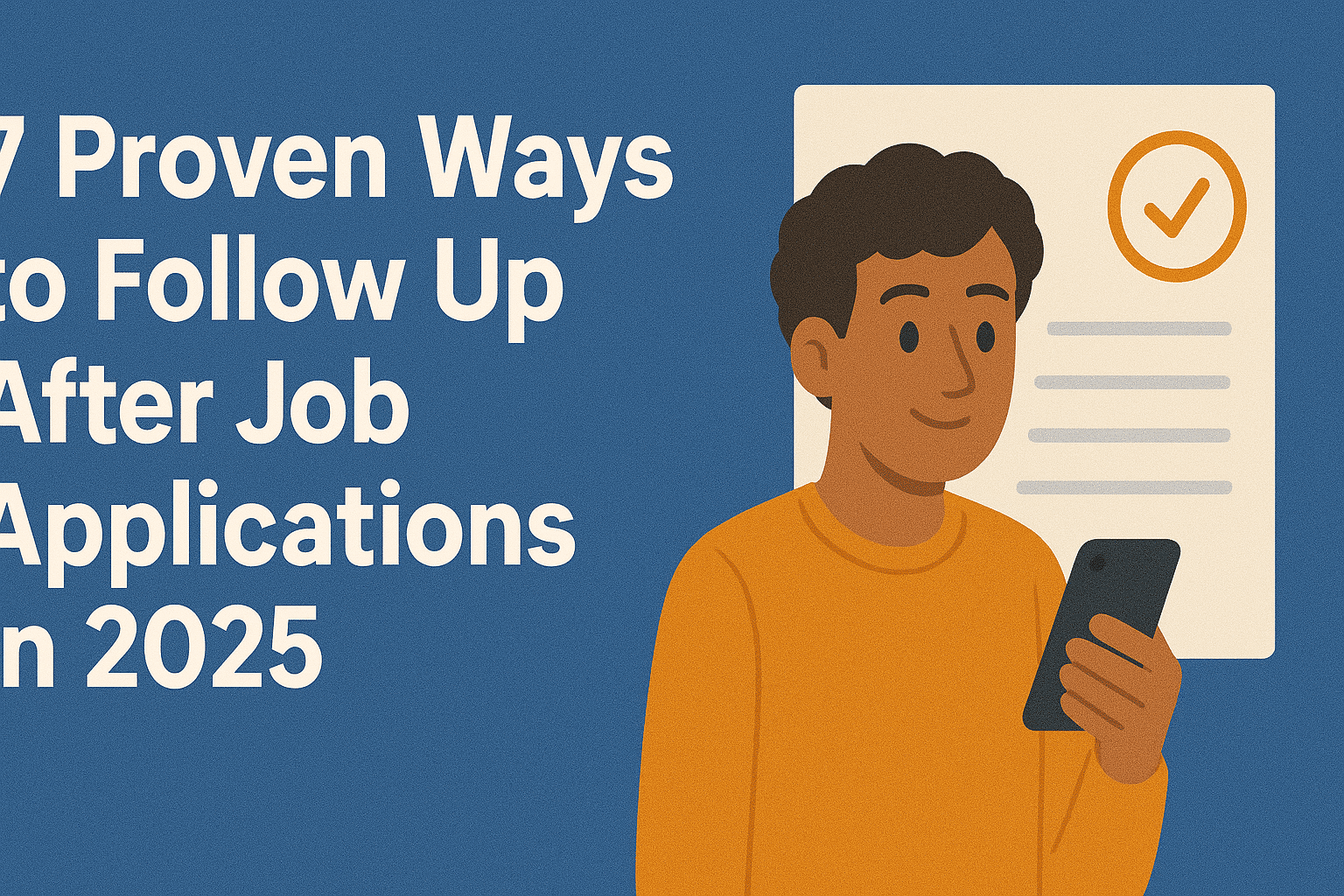 follow up after job application