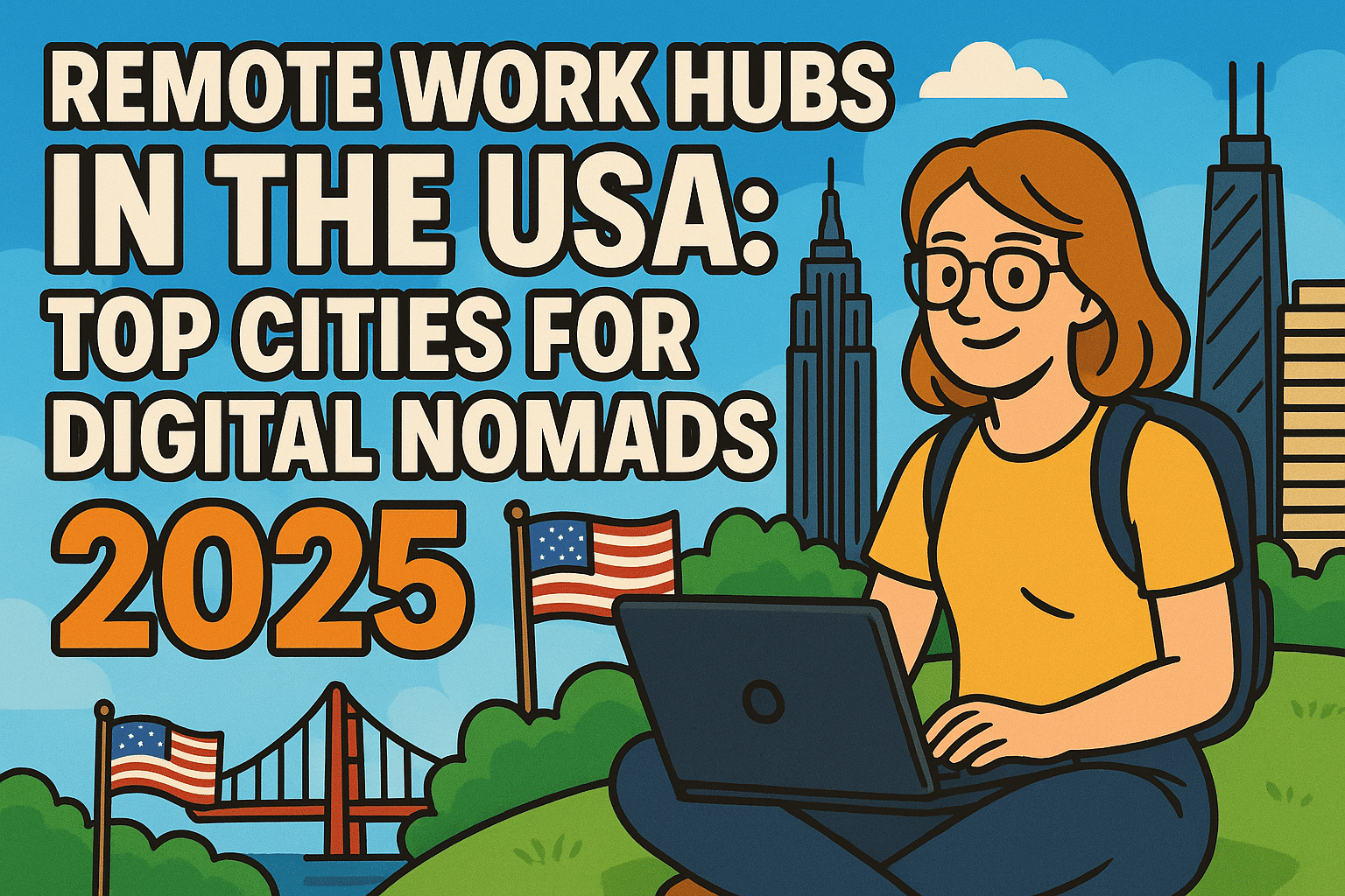 remote work hubs USA