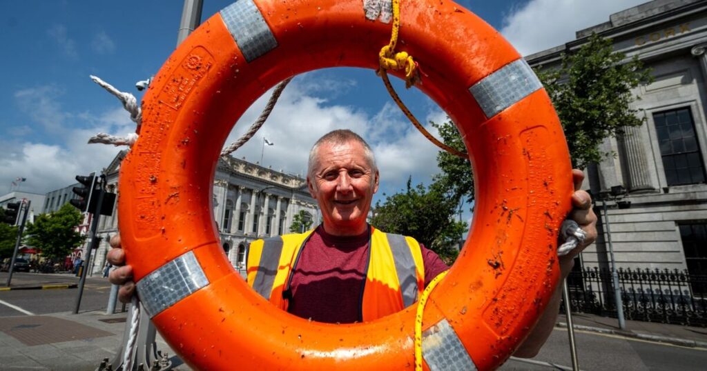 Cork City's lifebuoys are taken as souvenirs or firewood — meet the man replacing them