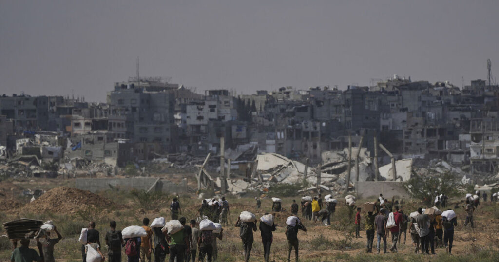 Dozens killed as Palestinians in Gaza scramble for aid from air and land