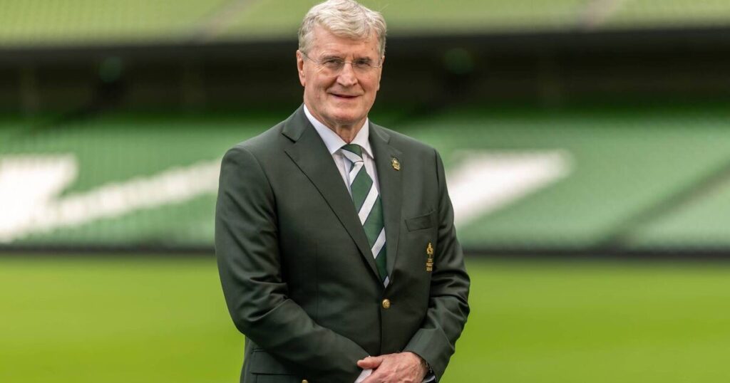 Dr John O'Driscoll becomes the 136th President of the IRFU